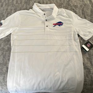 White Buffalo Bills dry fit polo